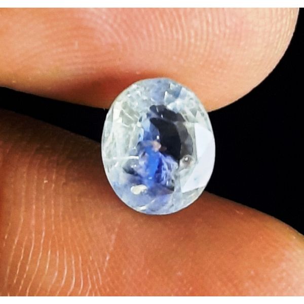 2.53 Carats Natural Greenish Blue Sapphire 8.43x6.83x4.30mm