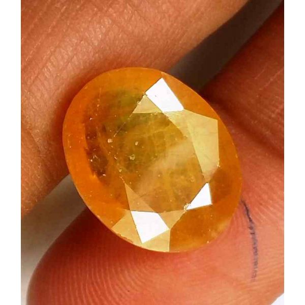 9.11 Carats Yellow Sapphire 14.29 x 11.03 x 5.16 mm