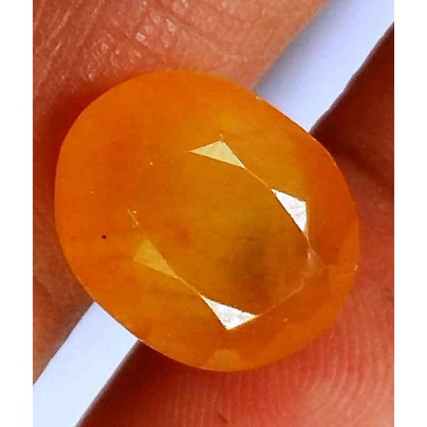 7.96 Carats Yellow Sapphire 15.42 x 13.05 x 3.35 mm