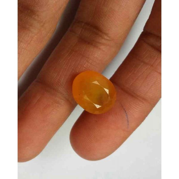 7.96 Carats Yellow Sapphire 15.42 x 13.05 x 3.35 mm