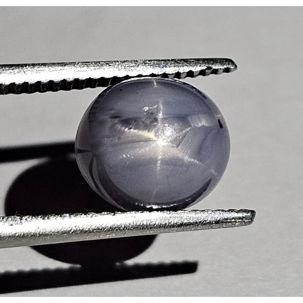 2.40 CARATS   Natural Polo Blue Star Sapphire   8.52x7.34x3.75 mm