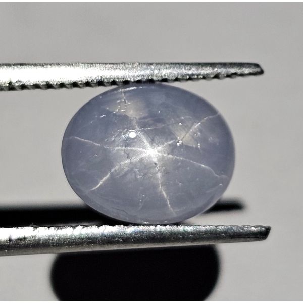 2.35 CARATS   Natural  Rock Blue Star Sapphire    8.90x7.11x3.50 mm