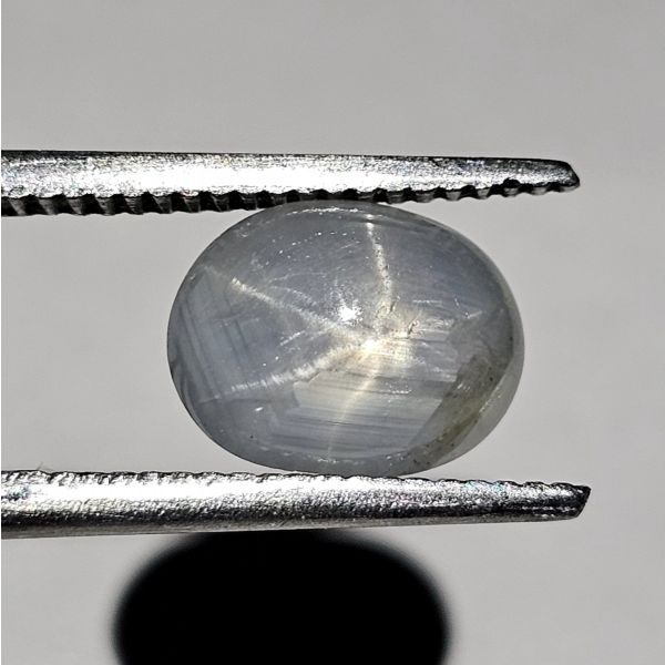 2.20 CARATS   Natural Polo Blue  Star Sapphire   7.90x6.15x4,21 mm