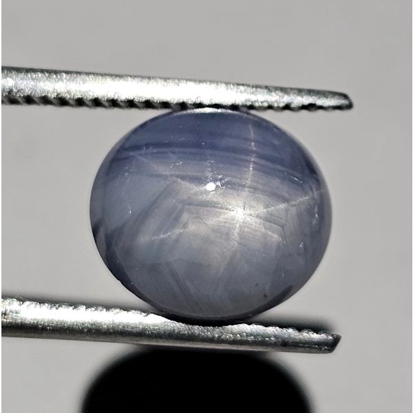 4.35 Carat Natural Rock Blue Star Sapphire 9.00 x 8.10 x 5.71 mm