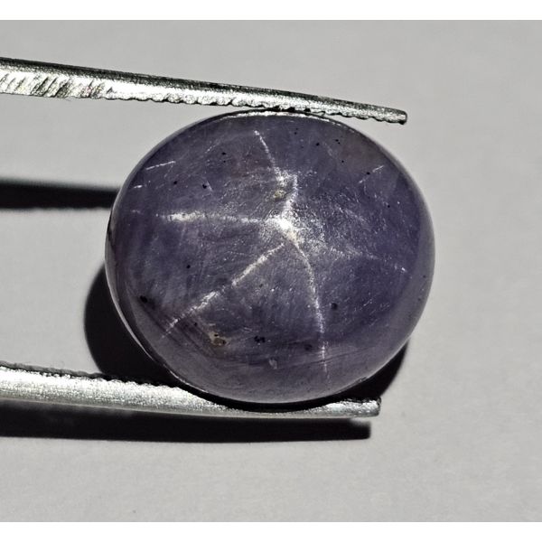 11.09 Carats Natural Independence Blue Star Sapphire 13.31 x 11.89 x 6.47 mm