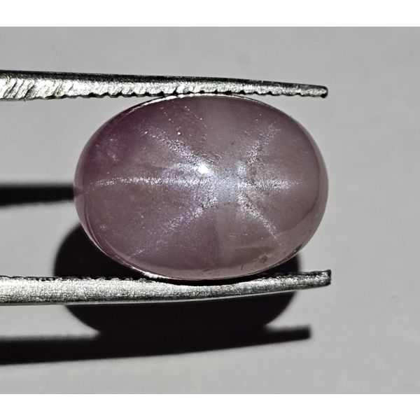 6.37 CARATS  Natural Mobster purple Star Sapphire  11.87x8.77x5.34 mm