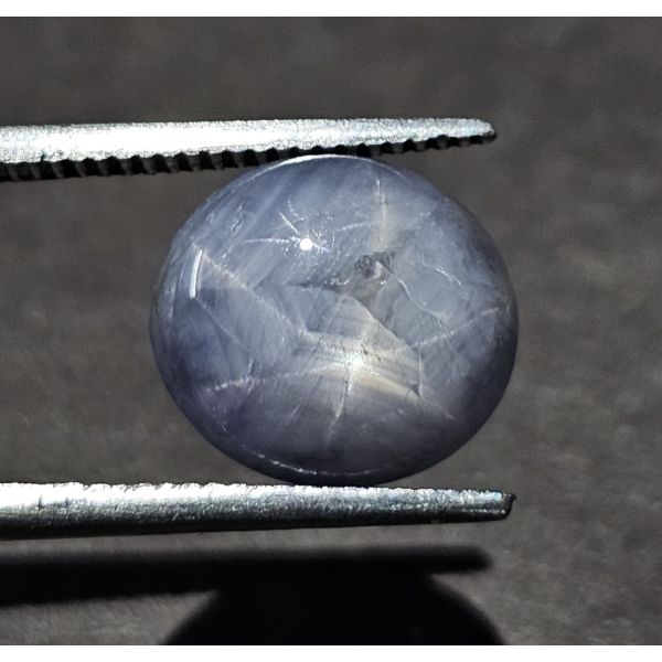 7.10   CARATS  Natural Slate Gray Star Sapphire  10.75x8.89x6.42 mm