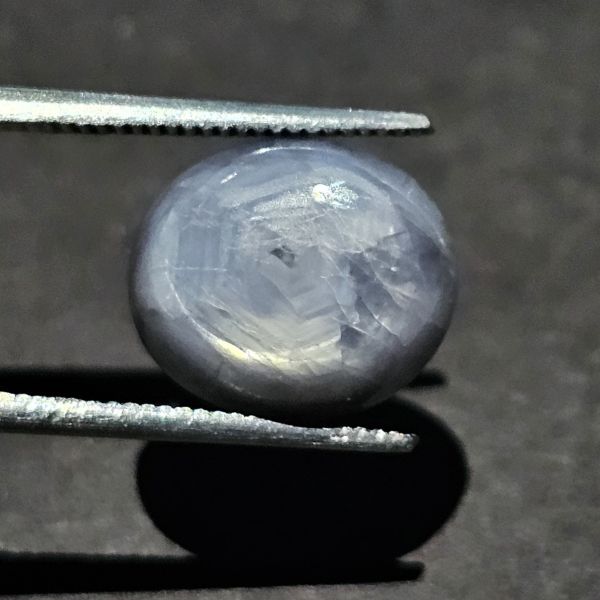 8.65   CARATS   Natural Independence Blue Star Sapphire  12.34x11.25x5.65 mm