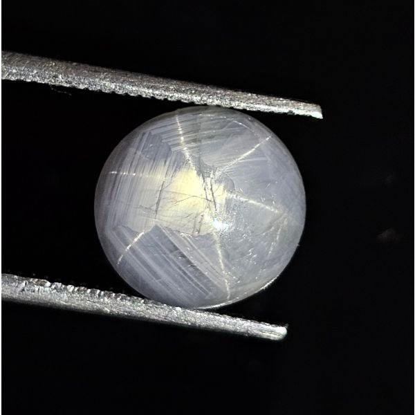 8.71 Carats Natural Cool Gray Star Sapphire 11.81 x 10.69 x 6.44 mm