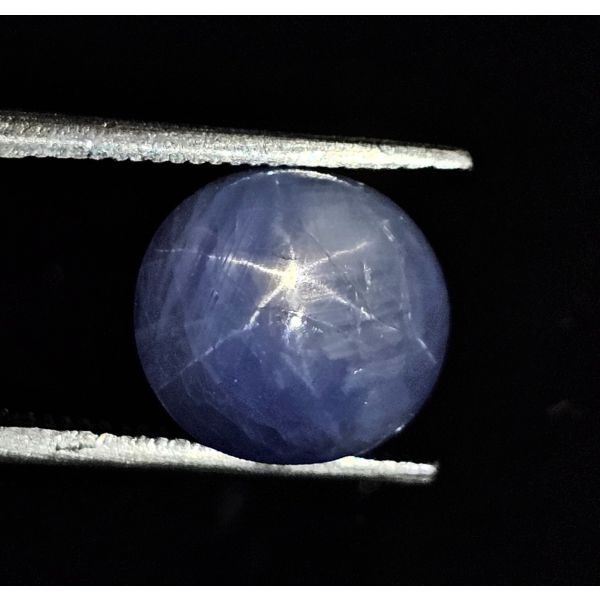 8.31 Carats Natural Topaz Blue Star Sapphire 11.19 x 9.67 x 4.58 mm