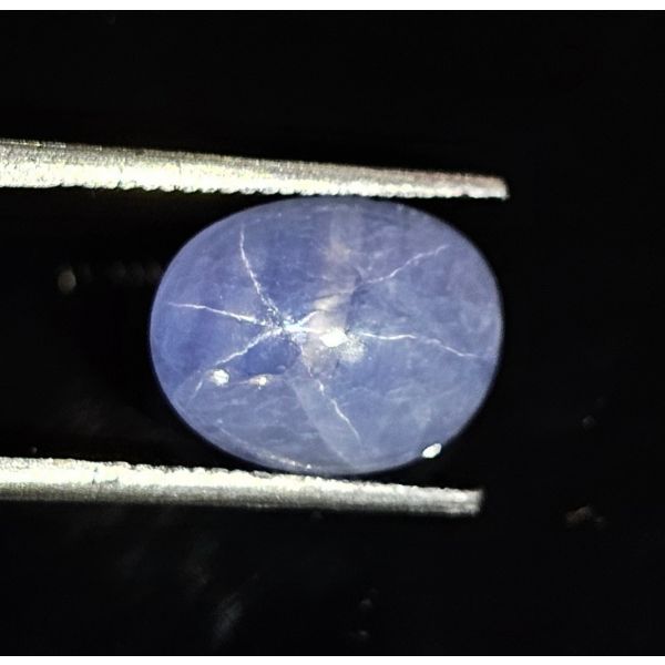 5.00 Carats Natural San Marino Blue Star Sapphire  9.81 x 8.90 x 6.45 mm