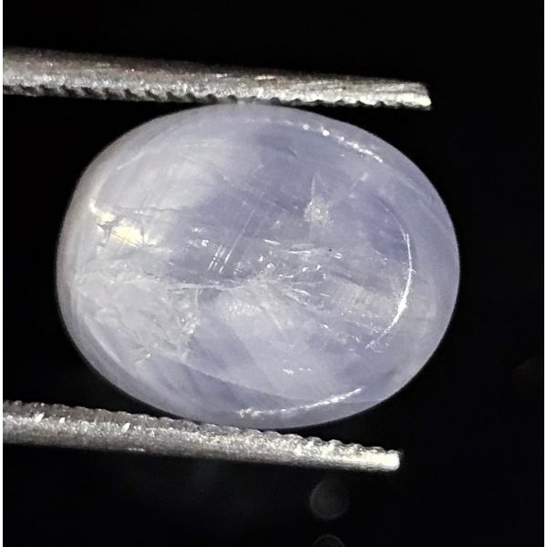 7.85 Carat Natural Cool Gray Star Sapphire 11.37x9.80x7.54 mm