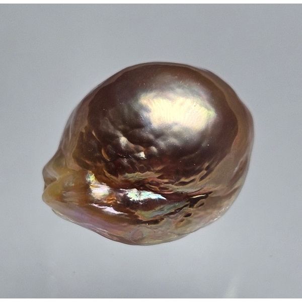 9.66 Carats Natural Purple Pearl 12.77 x 10.84 x 10.27 mm 