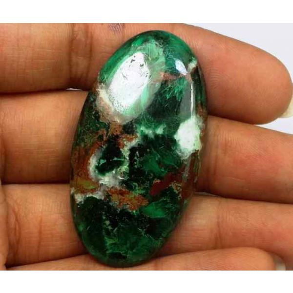 69.9 Carats Chrysocolla 43.67 x 23.54 x 6.32 mm