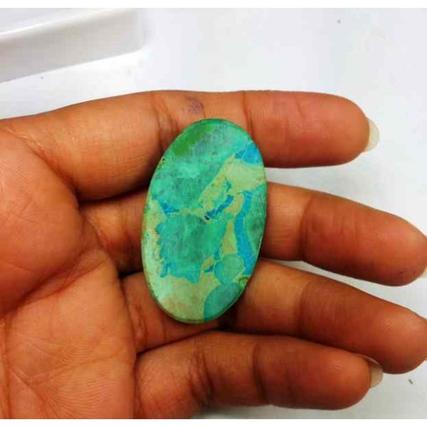 59.48 Carats Chrysocolla 38.85 x 23.00 x 7.36 mm