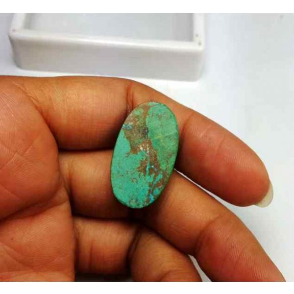 21.4 Carats Chrysocolla 25.26 x 14.46 x 5.78 mm