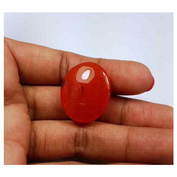 41.00 Carat Carnelian 24.01 x 19.92 x 12.04 mm