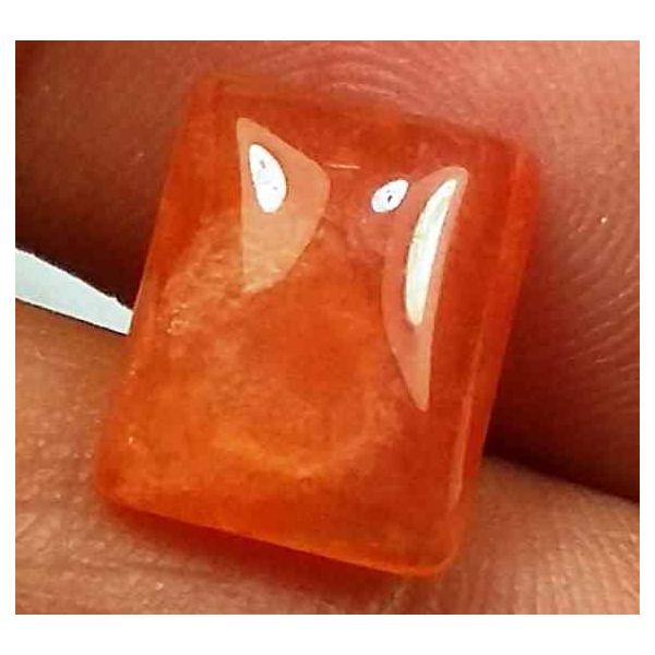 3.16 Carat Carnelian 10.15 x 8.31 x 3.99 mm