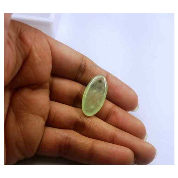 15.06 Carat Prehnite 25.21 x 12.28 x 5.63 mm