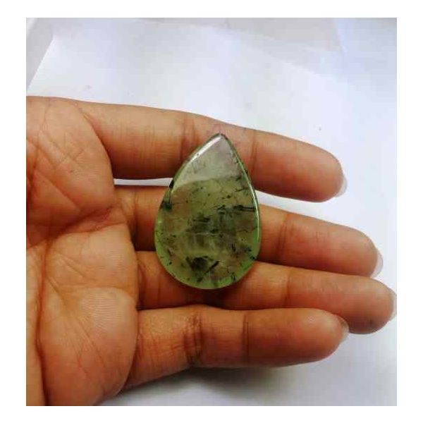 61.98 Carat Prehnite 38.69 x 25.89 x 7.38 mm