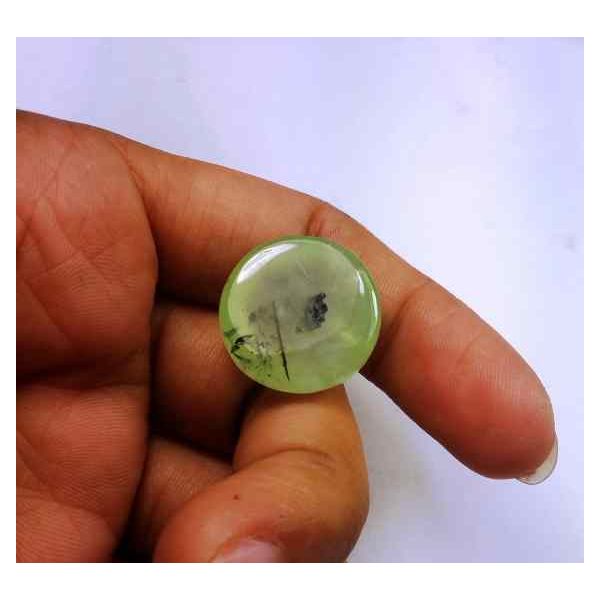 31.09 Carat Prehnite 19.42 x 19.17 x 10.20 mm