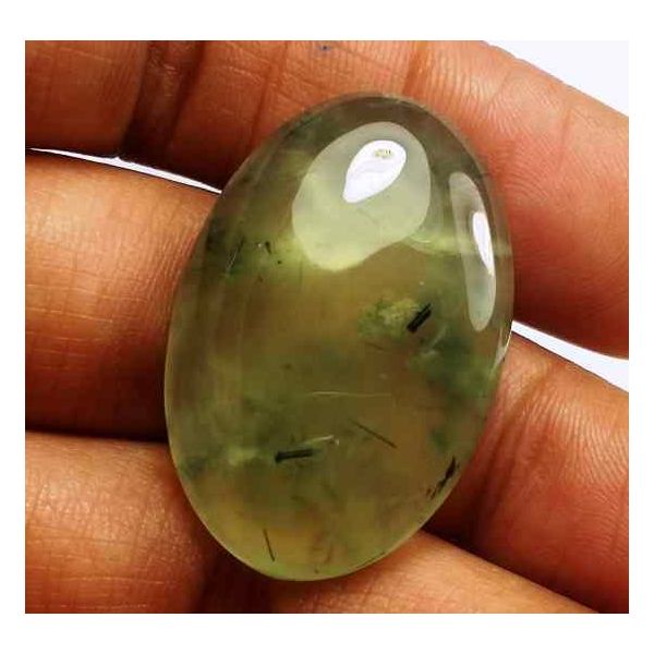 29 Carat Green Russian Federation Prehnite 30.42 x 20.18 x 6.77 mm