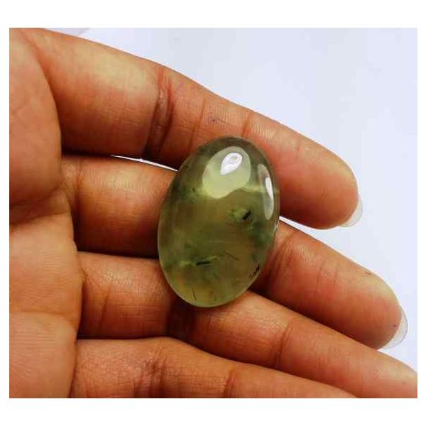 29 Carat Green Russian Federation Prehnite 30.42 x 20.18 x 6.77 mm