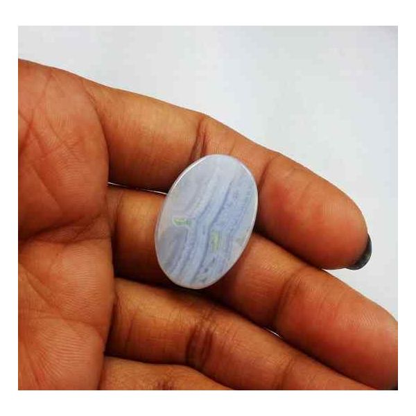 17.54 Carat Blue Lace Agate 26.27 x 17.49 x 4.39 mm