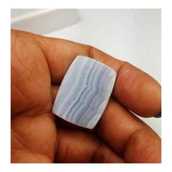 21.26 Carat Blue Lace Agate 20.26 x 19.24 x 4.12 mm