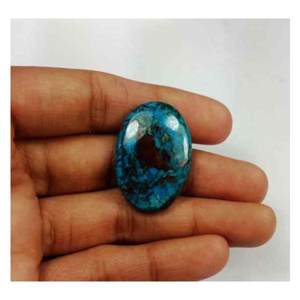 31.57 Carats Chrysocolla 30.36 x 21.09 x 6.34 mm