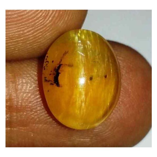 5.32 Carats Kanak Khet Chrysoberyl Cat's Eye 13.16 x 10.61 x 6.37 mm