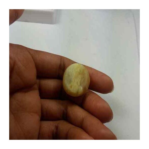 27.85 Carats Natural Chrysoberyl Opal 23.22 x 18.29 x 11.60 mm