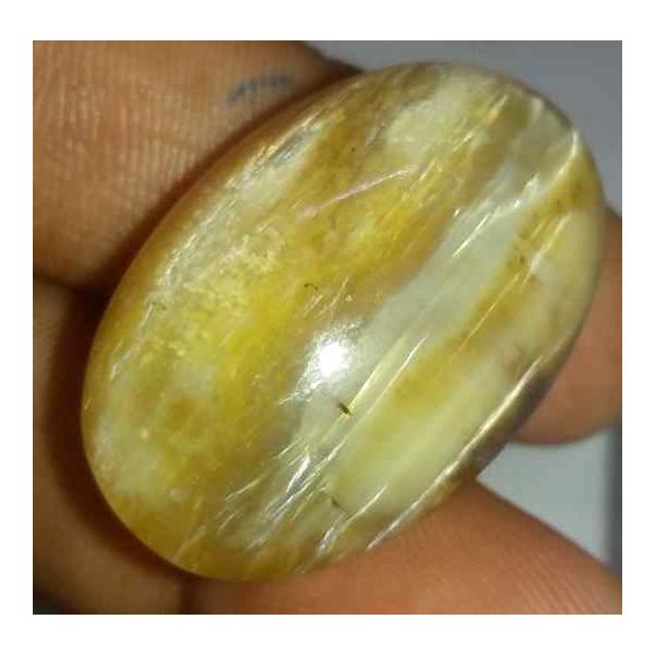 52.87 Carats Chrysoberyl Cat's Eye 30.19 x 19.79 x 15.90 mm