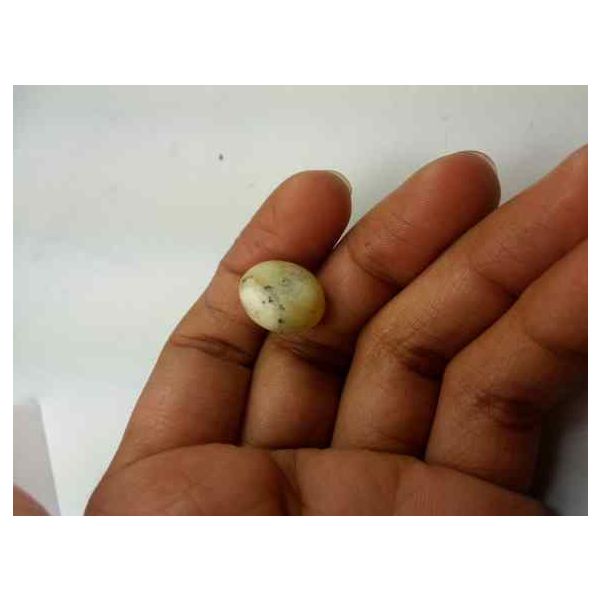 9.77 Carat Natural Chrysoberyl Opal Cat's Eye 14.85 x 11.94 x 10.00 mm
