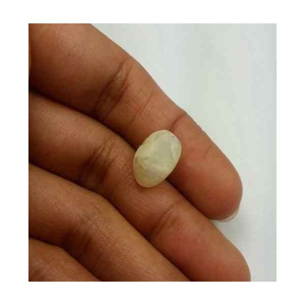6.42 Carat Natural Chrysoberyl Opal Cat's Eye 13.90 x 8.78 x 9.33 mm