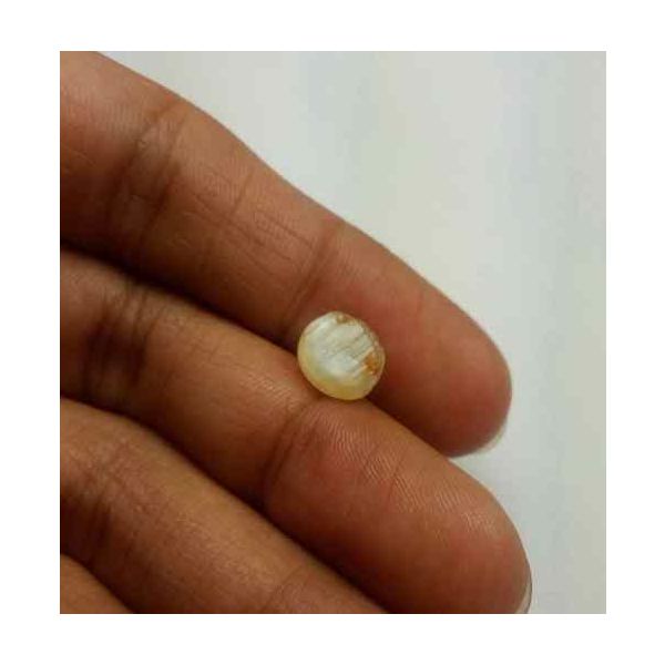 1.84 Carat Natural Chrysoberyl Opal Cat's Eye 8.25 x 7.42 x 5.30 mm
