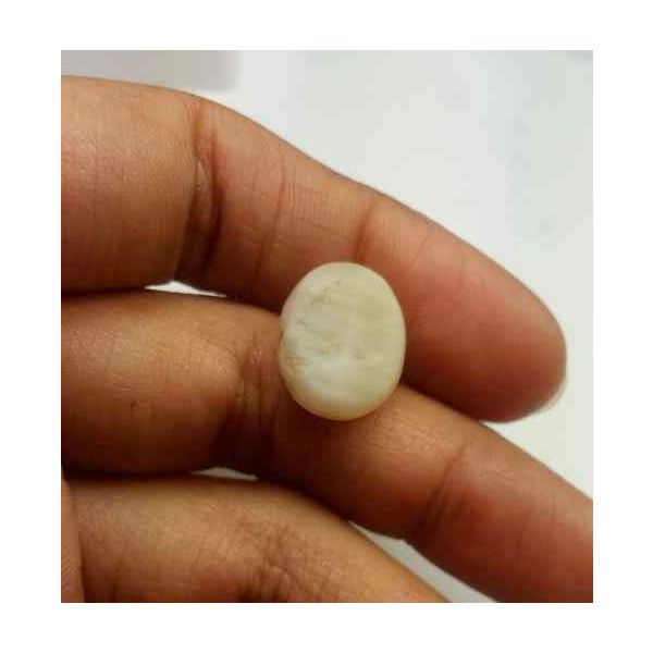 7.38 Carat Natural Chrysoberyl Opal Cat's Eye 14.20 x 12.03 x 7.04 mm