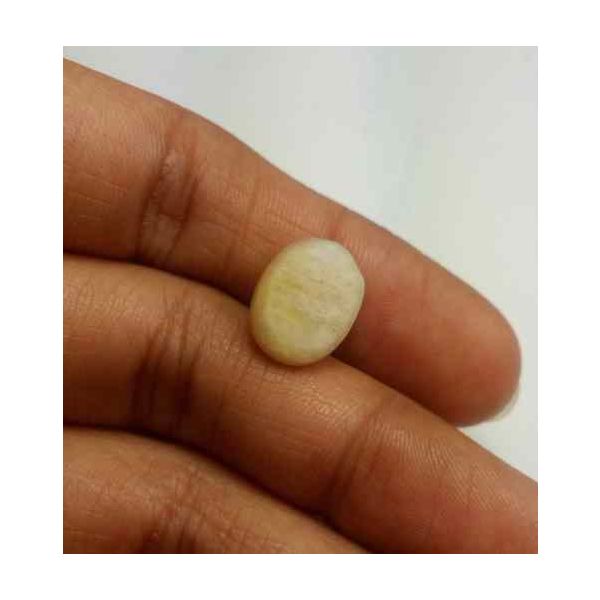 5.60 Carat Natural Chrysoberyl Opal Cat's Eye 12.70 x 9.76 x 6.67 mm