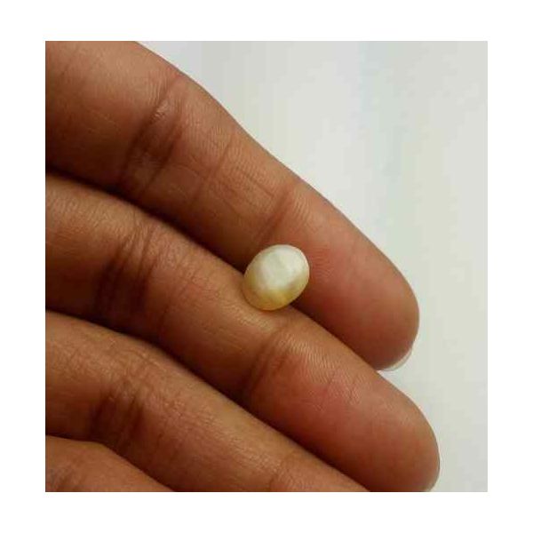 1.58 Carat Natural Chrysoberyl Opal Cat's Eye 8.45 x 6.61 x 5.21 mm