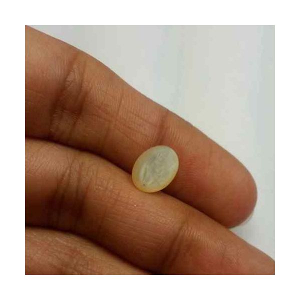 1.56 Carat Natural Chrysoberyl Opal Cat's Eye 9.26 x 7.23 x 4.24 mm