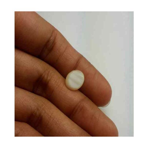 1.68 Carat Natural Chrysoberyl Opal Cat's Eye 10.21 x 8.29 x 3.82 mm