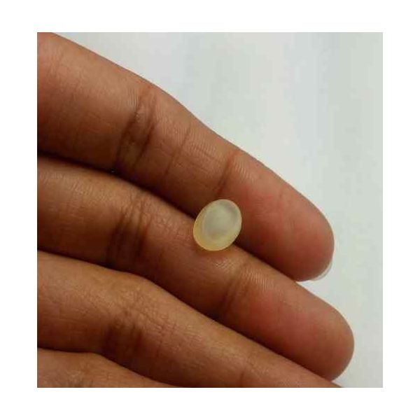 1.96 Carat Natural Chrysoberyl Opal Cat's Eye 9.37 x 7.28 x 5.22 mm