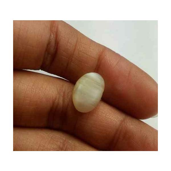 3.44 Carat Natural Chrysoberyl Opal Cat's Eye 13.29 x 8.60 x 4.65 mm