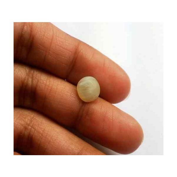 2.35 Carat Natural Chrysoberyl Opal Cat's Eye 8.55 x 7.57 x 6.00 mm