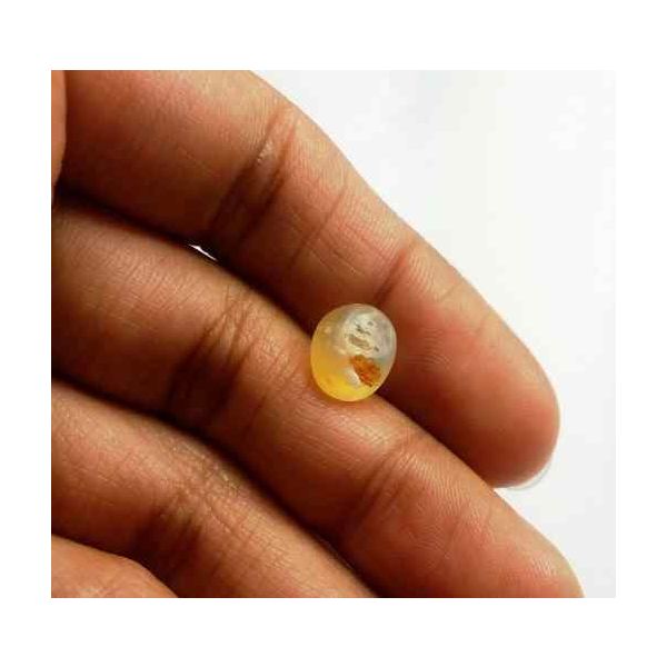 2.83 Carat Natural Chrysoberyl Opal Cat's Eye 9.96 x 8.08 x 6.22 mm