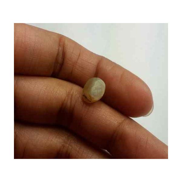 2.66 Carat Natural Chrysoberyl Opal Cat's Eye 9.42 x 6.96 x 6.71 mm