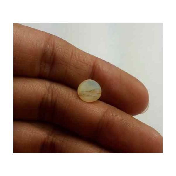 1.60 Carat Natural Chrysoberyl Opal Cat's Eye 8.52 x 8.41 x 4.17 mm