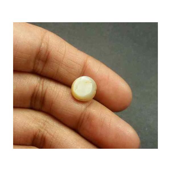 2.55 Carat Natural Chrysoberyl Opal Cat's Eye 9.54 x 9.54 x 5.09 mm
