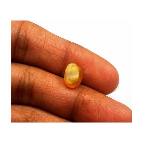 2.14 Carat Natural Chrysoberyl Opal Cat's Eye 8.95 x 6.68 x 5.50 mm