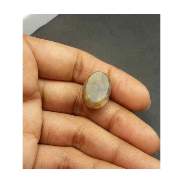 16.20 Carat Natural Chrysoberyl Opal Cat's Eye 17.82 x 13.10 x 11.65 mm